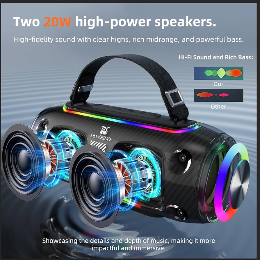 Amazon.com: Karaoke Machine, Portable Bluetooth Speaker with